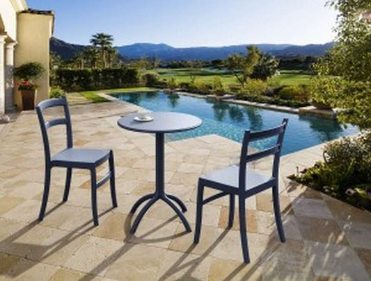 TIFFANY DARK GREY ΚΑΡΕΚΛΑ ΠΟΛ/ΝΙΟΥ 45x51x85