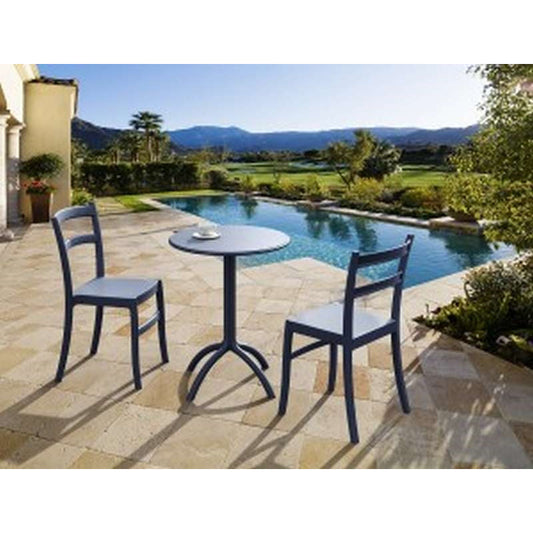 TIFFANY DARK GREY ΚΑΡΕΚΛΑ ΠΟΛ/ΝΙΟΥ 45x51x85