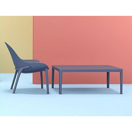 SKY DARK GREY ΤΡΑΠΕΖΙ ΠΟΛ/ΝΙΟΥ 100x60x40