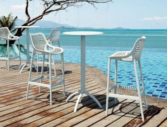 AIR STOOL WHITE POLYURETHANE 45x53x105