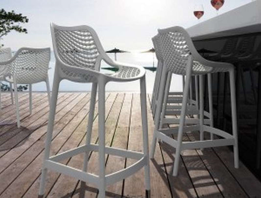 AIR STOOL WHITE POLYPROPYLENE 44x51x95