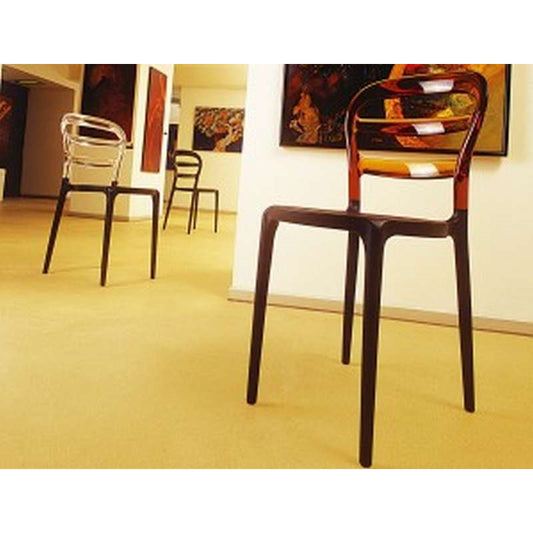 BIBI BLACK/CLEAR TRANSP. ΚΑΡΕΚΛΑ 42x50x85