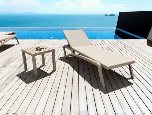 PACIFIC ΞΑΠΛΩΣΤΡΑ TAUPE/TAUPE ΠΟΛ/ΝΙΟΥ 193x68x35