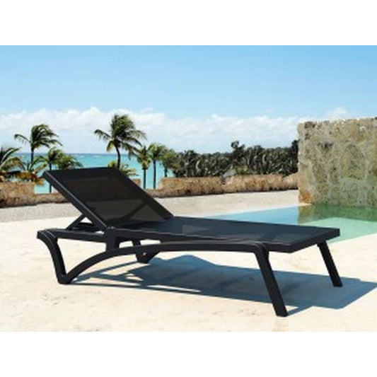 PACIFIC ΞΑΠΛΩΣΤΡΑ BLACK/BLACK ΠΟΛ/ΝΙΟΥ 193x68x35