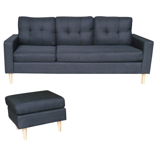 LIANA S BLACK ΥΦΑΣΜΑ ΚΑΝΑΠΕΣ ΓΩΝΙΑ 185x126x84