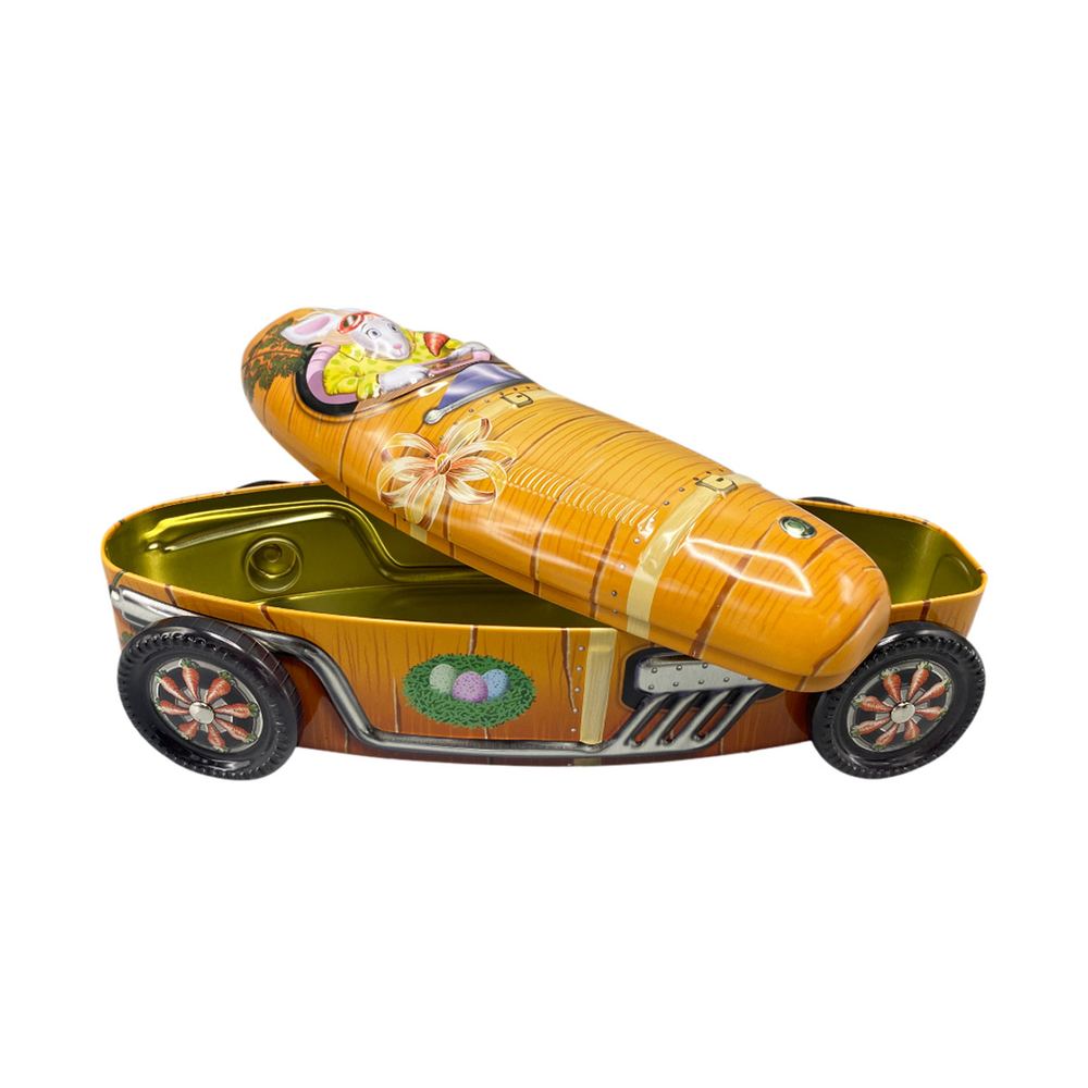 Κουτί Μεταλλικό Αυτοκίνητο με Λαγό 28x10x12