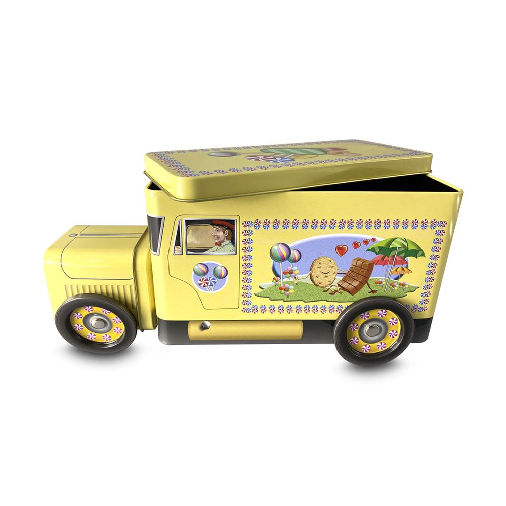 Κουτί Μεταλλικό Φορτηγό με Παγωτά 24x8x11