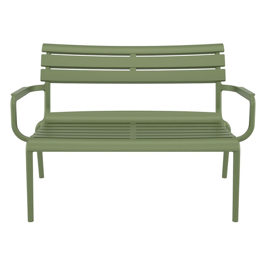PARIS ΚΑΝΑΠΕΣ OLIVE GREEN ΠΟΛ/ΝΙΟΥ 116x70x75