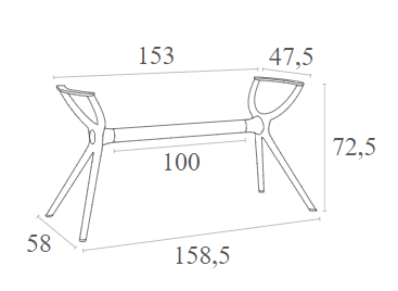 AIR BLACK XL BASE POLYAMIDE 158.5x58x72.5