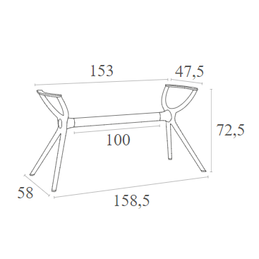 AIR ΒΑΣΗ BLACK XL ΠΟΛ/ΝΙΟΥ 158,5x58x72,5