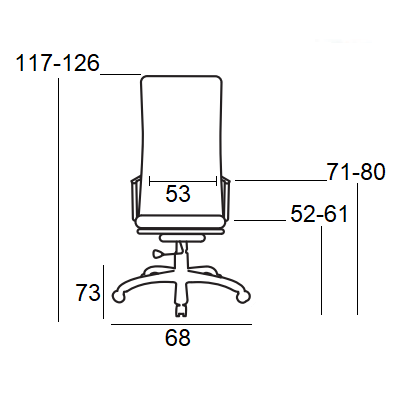 A4550 ΜΑΥΡΗ ΠΟΛΥΘΡ. ΜΕ ΥΠΟΠΟΔΙΟ 68x73x52-117/61-126