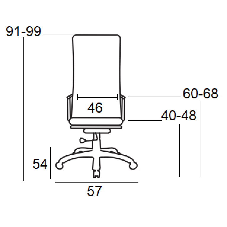 A9880 ΜΑΥΡO MESH ΠΟΛΥΘΡΟΝΑ ΓΡΑΦΕΙΟΥ 57x54x40-91/48-99