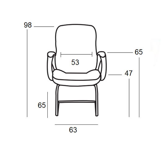 A2500 ΜΑΥΡO PU ΠΟΛΥΘΡΟΝΑ ΑΝΑΜΟΝΗΣ 63x65x47-98