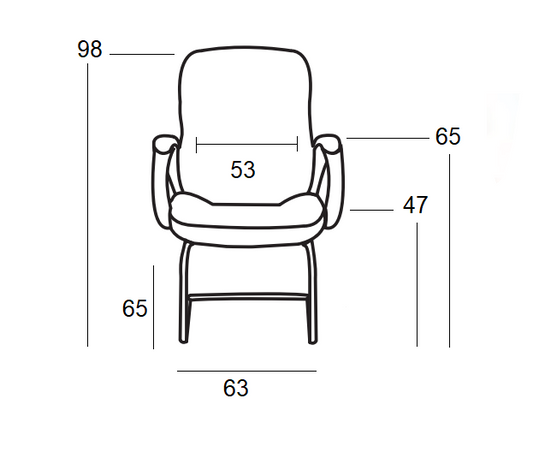 A2500 ΜΑΥΡO PU ΠΟΛΥΘΡΟΝΑ ΑΝΑΜΟΝΗΣ 63x65x47-98