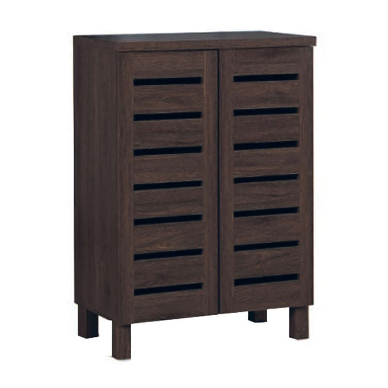 ΠΑΠΟΥΤΣΟΘΗΚΗ WENGE 2 ΠΟΡΤΕΣ 3 ΡΑΦΙΑ 60x33x87