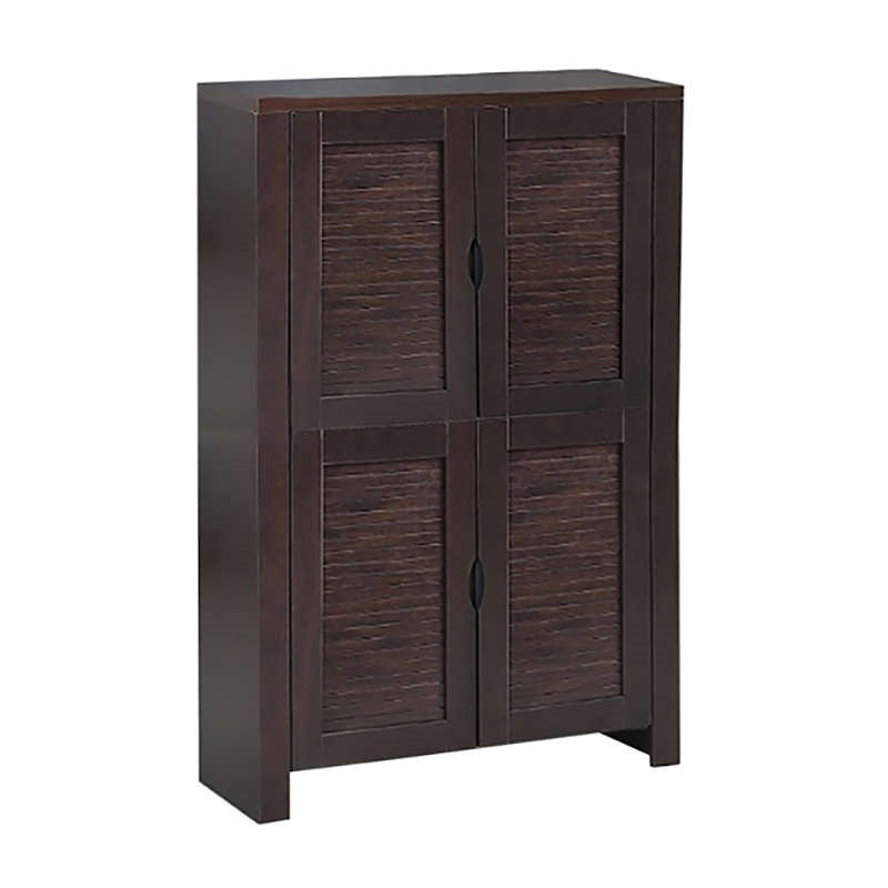 ΠΑΠΟΥΤΣΟΘΗΚΗ WENGE 4 ΠΟΡΤΕΣ 4 ΡΑΦΙΑ 80x32x127