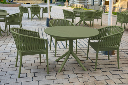 PORTOFINO OLIVE GREEN ΠΟΛΥΘΡΟΝΑ ΠΟΛ/ΝΙΟΥ 58x58x80