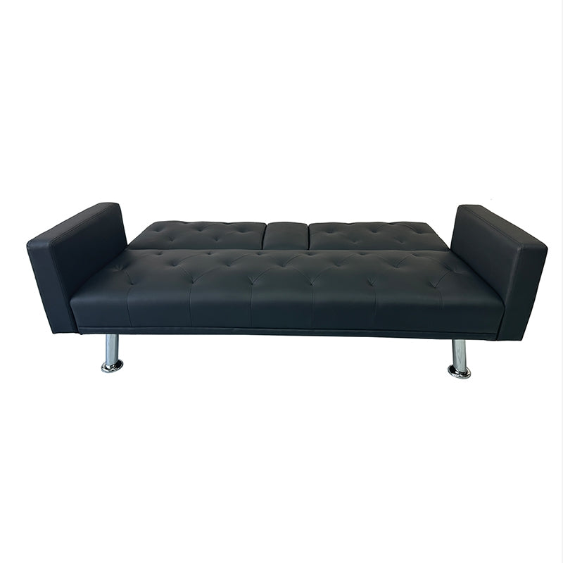 REST/ARMS BLACK PU ΚΑΝΑΠΕΣ-ΚΡΕΒΑΤΙ 188x88x79