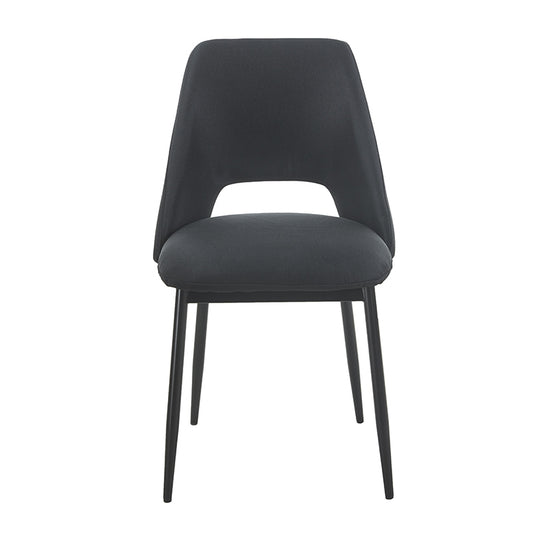 MADISON BLACK ΥΦΑΣΜΑ ΚΑΡΕΚΛΑ ΜΕΤΑΛΛΙΚΗ 45x54x83