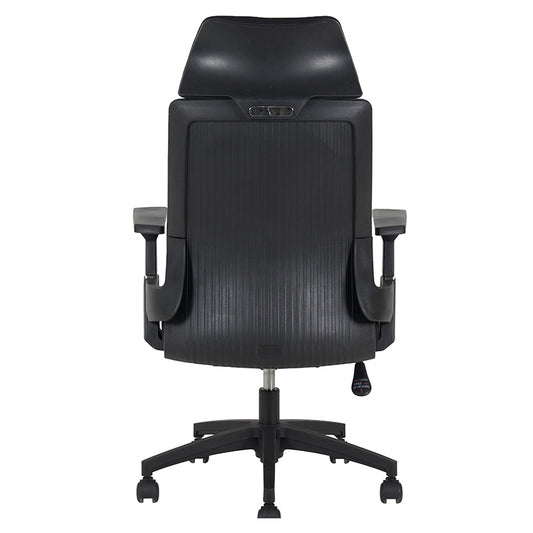 A9925 ΜΑΥΡO MESH ΠΟΛΥΘΡΟΝΑ ΓΡΑΦΕΙΟΥ 64X60X43-110/52-119εκ.