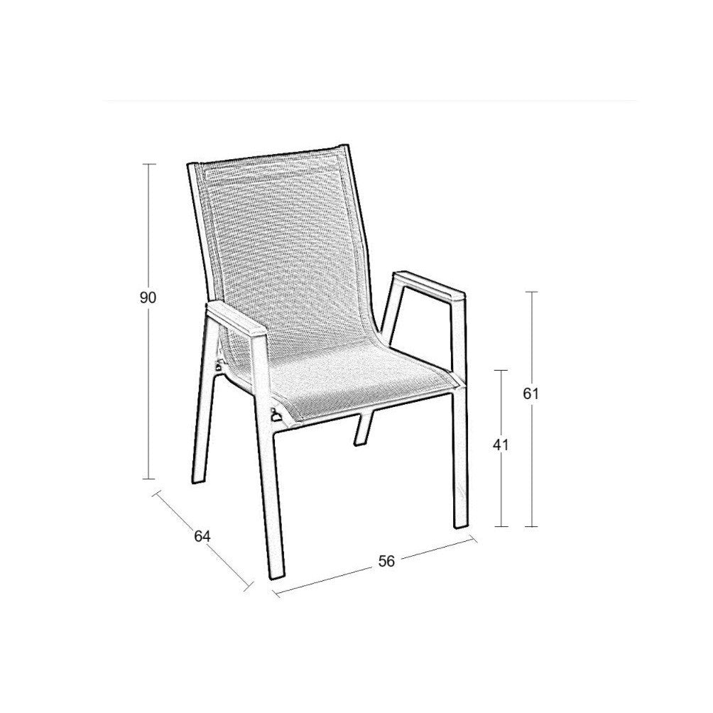 SELBY GREY TEXT ΜΕΤΑΛΛΙΚΗ ΠΟΛ/ΝΑ 56x64x90