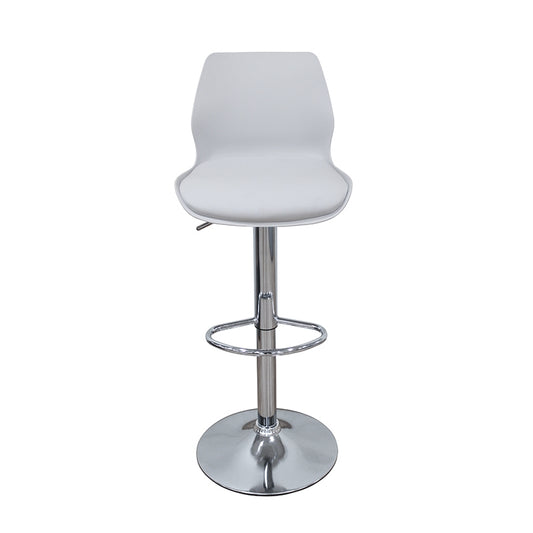 BAR49 WHITE PU/PVC ΣKAMΠO ΜΕ ΑΜΟΡΤΙΣΕΡ 39x45x102