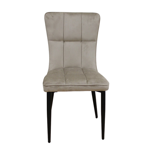 SELIN CAPPUCCINO VELVET ΥΦΑΣΜΑ ΚΑΡΕΚΛΑ ΜΕΤΑΛΛΙΚΗ 46x54x91