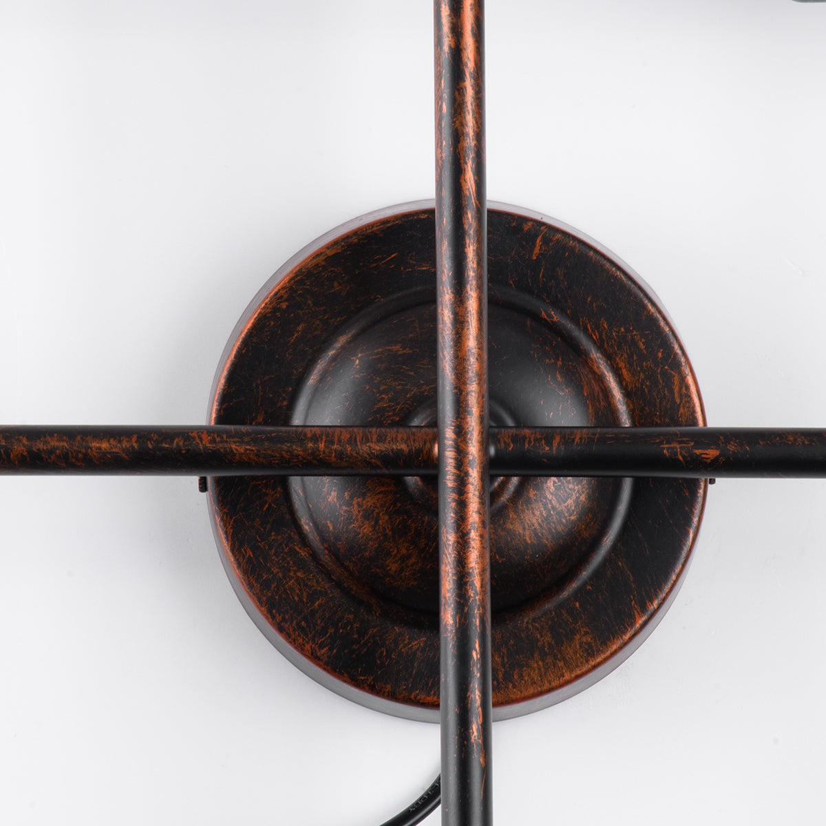 PIPING 00662 Vintage Επιτοίχιο Φωτιστικό Πολύφωτο 4 x E27 IP20 Χάλκινο Μέταλλο - Μ40 x Π9 x Υ52cm