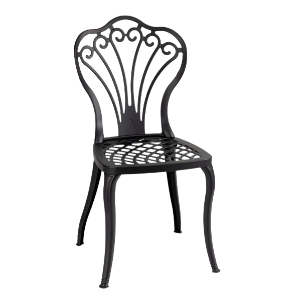 Queen Καρέκλα Μαύρη 56x50x94