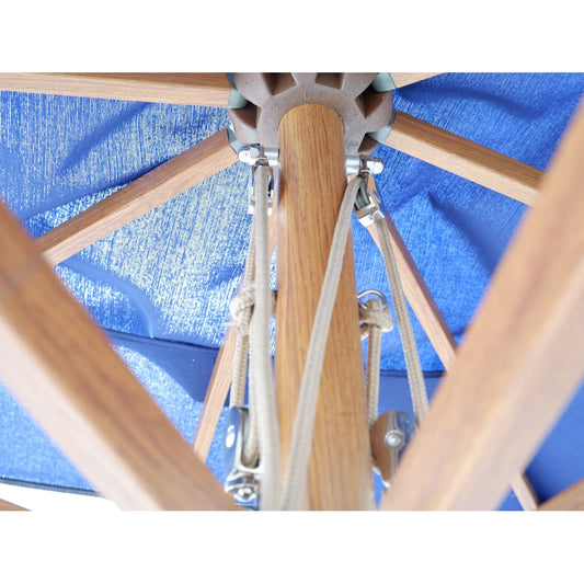 Lugano/SW Ομπρέλα Αλουμινίου Απομίμηση Ξύλου 230x230x240