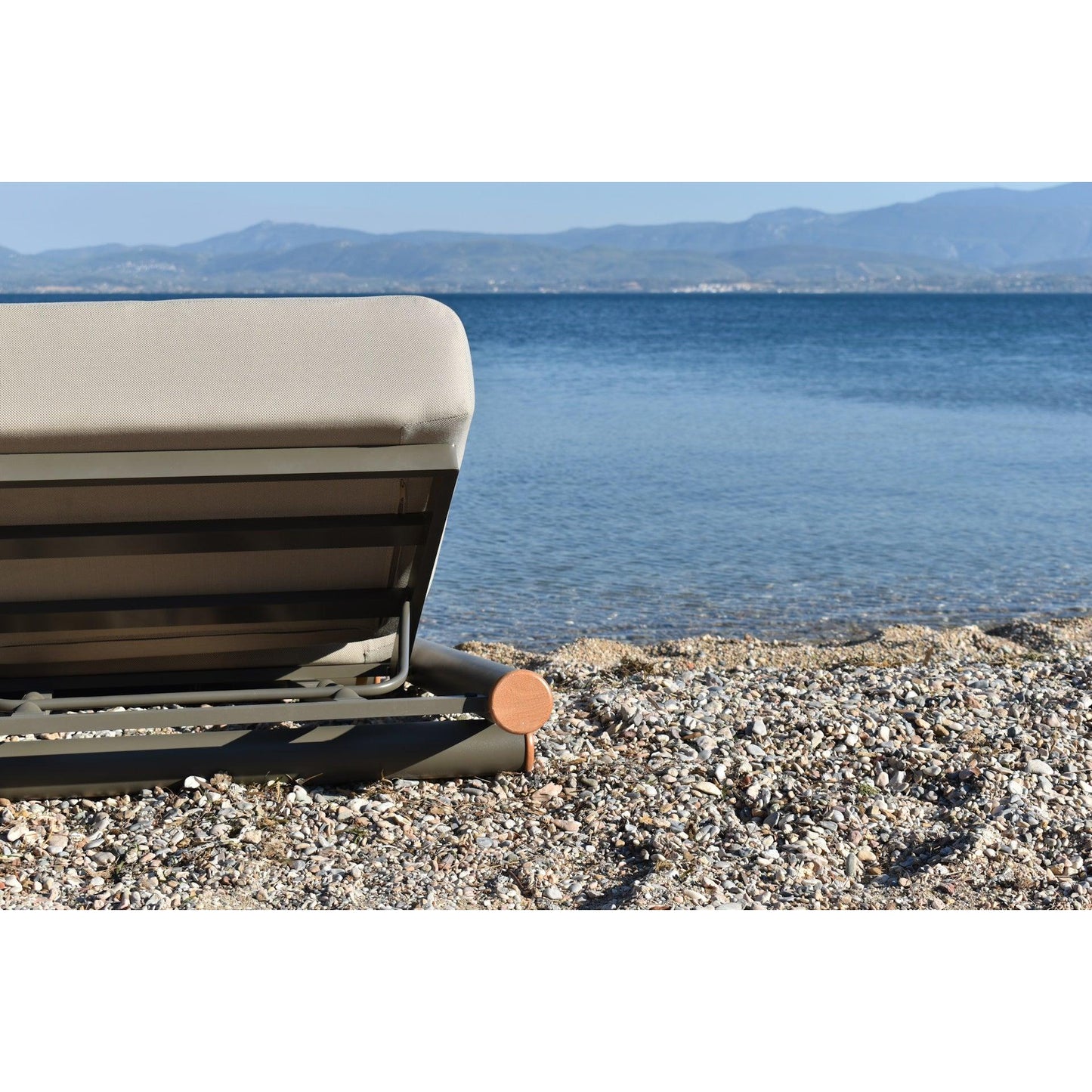 Cayenne/Taupe Ξαπλώστρα Αλουμινίου 200x93x35