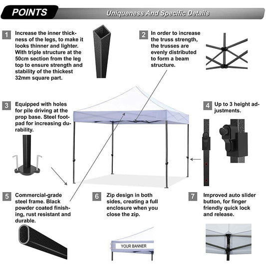 Κιόσκι Gazebo 300x300x310