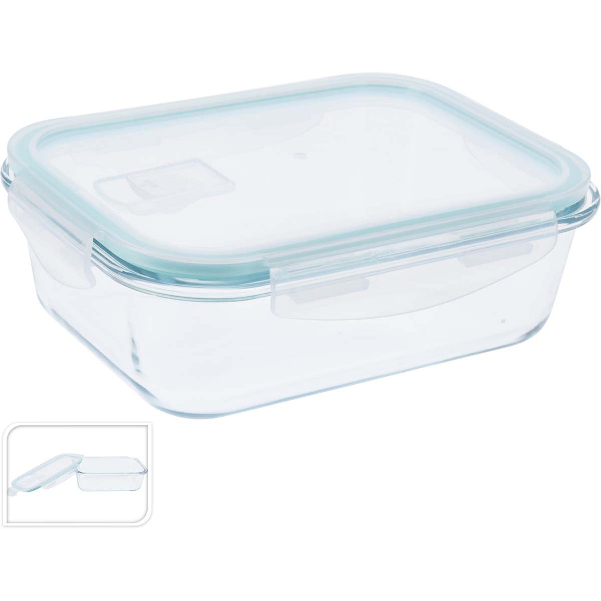 Τάπερ από Γυαλί 1000ml 20x15x6.5