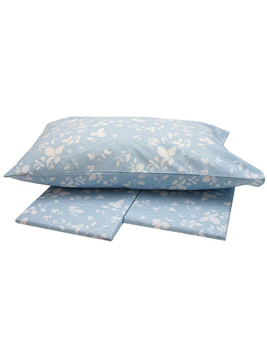 Παπλωματοθήκη Menta Εμπριμέ 040 Aqua Υπέρδιπλη 230x250εκ