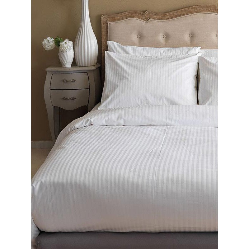 Παπλωματοθήκη Satin Stripes Μονή 170x250εκ