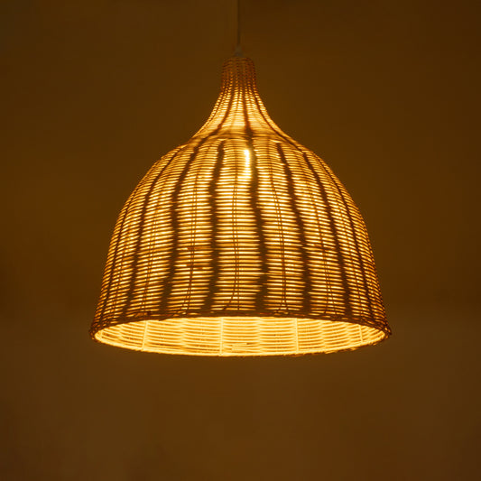 BAHAMAS 01203 Boho Κρεμαστό Φωτιστικό Οροφής με Ντουί 1 x E27 AC 220-240V IP20 - Μπεζ - Μ45 x Π45 x Υ47