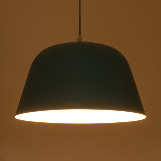 UPVALE 01286 Μοντέρνο Κρεμαστό Φωτιστικό Οροφής Μονόφωτο 1 x E27 Μπλε Μεταλλικό Καμπάνα Φ40 x Y24cm