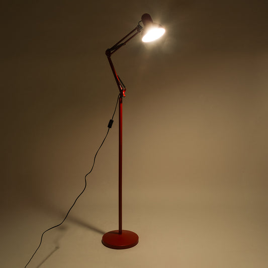 AUDREY 01470 Vintage Επιδαπέδιο Φωτιστικό με Ντουί 1 x E27 AC 220-240V IP20 - Κόκκινο - Μ15 x Π15 x Υ190