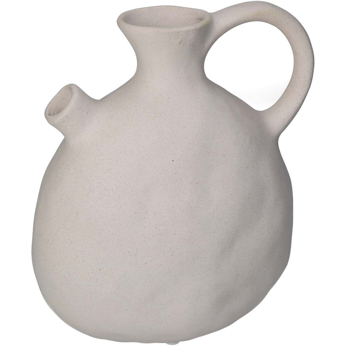 Βάζο Πορσελάνη Λευκό 16x9x20