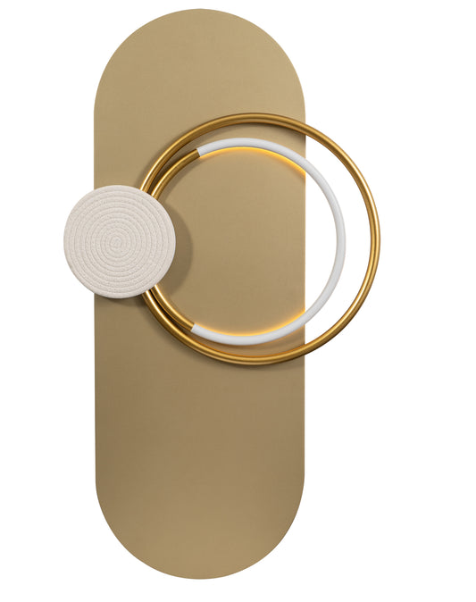 DEC - 10 ΔΙΑΚΟΣΜΗΤΙΚΟ ΦΩΤΙΖΟΜΕΝΟ LED ΠΑΡΑΛΛΗΛΟΓΡΑΜΜΟ ΜΕ ΚΥΚΛΟ ΣΤΗ ΜΕΣΗ 10W 3000K 600 LUM 51x92εκ