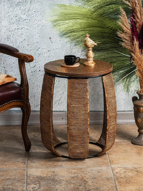 TEC - 01 ΤΡΑΠΕΖΙ ΒΟΗΘΗΤΙΚΟ ΜΠΟΜΠΕ ΜΕΤΑΛΛΟ+ΞΥΛΟ+ΥΔΡΟΦΟΒΟ ΧΑΡΤΙ Τ.ΜΠΑΜΠΟΥ Φ43x49