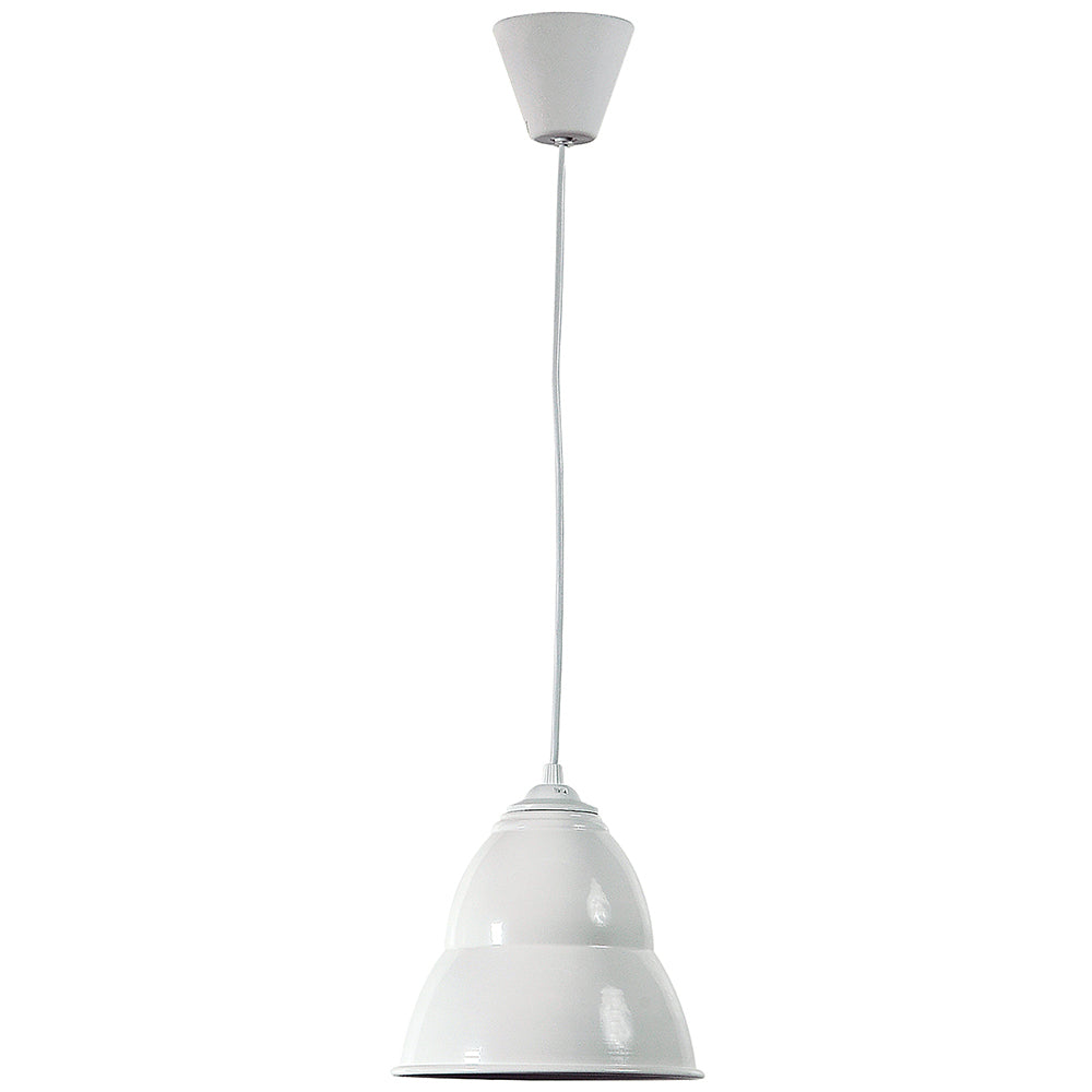 PDA 207 WH ΚΑΜΠΑΝΑ ΛΕΥΚΗ 1xΕ27 Φ18,5x(15-105)