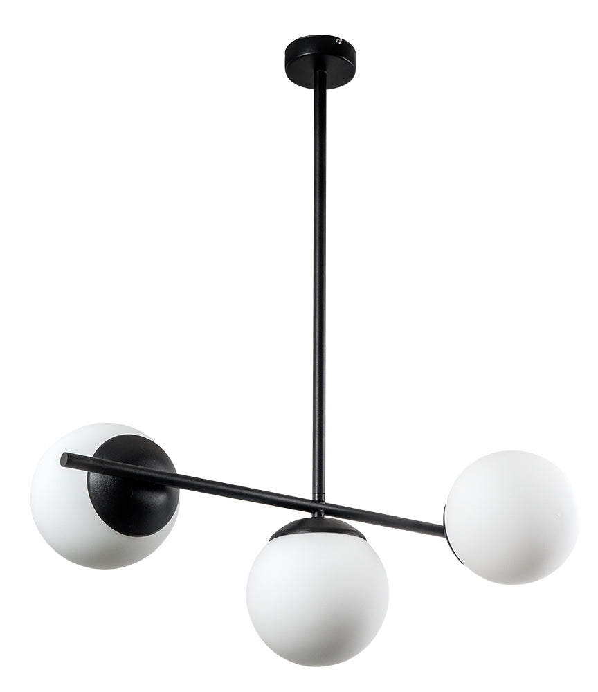 PDA 340-3 /Φ ΣΩΛΗΝΑΣ ΜΕ ΟΠΑΛΙΝΑ ΜΠΑΛΑ 3xΕ27 60x35x70