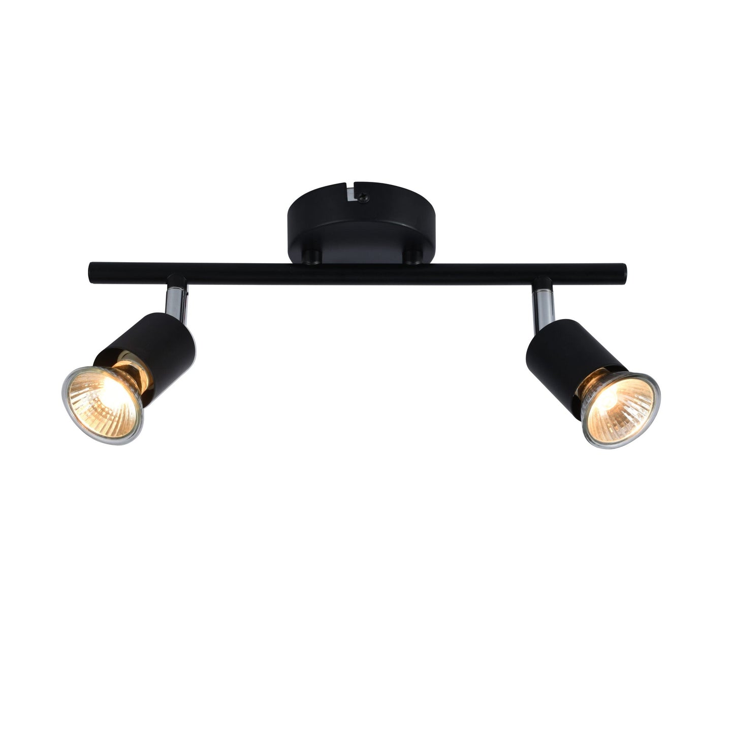 WLC 5215-2 ΒΚ ΣΠΟΤ ΡΑΓΑ 2/Φ ΜΑΥΡΟ 2xGU10 9x32x13