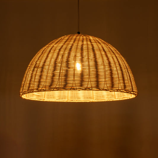 MONTANA 02378 Boho Κρεμαστό Φωτιστικό Οροφής με Ντουί 1 x E27 AC 220-240V IP20 - Μπεζ - Μ50 x Π50 x Υ25