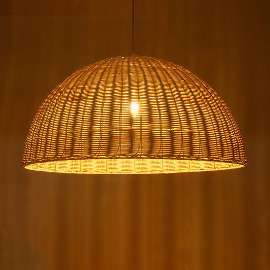 MONTANA 02379 Boho Κρεμαστό Φωτιστικό Οροφής με Ντουί 1 x E27 AC 220-240V IP20 - Μπεζ - Μ80 x Π80 x Υ40