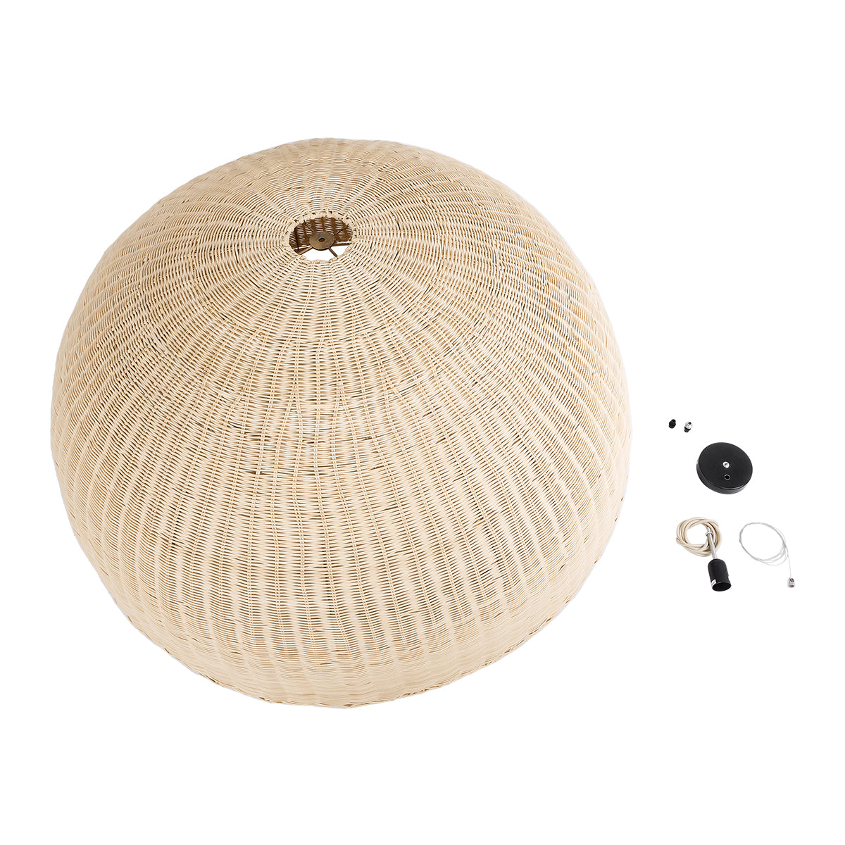 MONTANA 02380 Boho Κρεμαστό Φωτιστικό Οροφής με Ντουί 1 x E27 AC 220-240V IP20 - Μπεζ - Μ120 x Π120 x Υ60