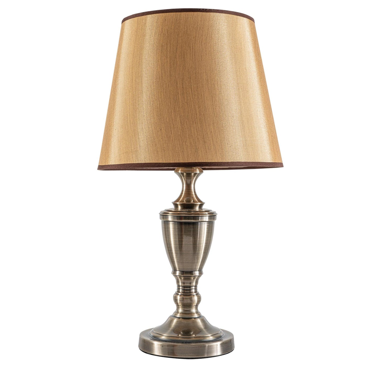 TLC 6840 AB ΕΠΙΤΡ. ΛΑΜΠΑ ΚΛΑΣΣΙΚΗ ΜΕ ΜΠΕΖ ΧΡΥΣΟ ΚΑΠΕΛΟ 1xΕ27 Φ30x55