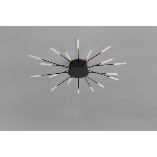 CCC 709-18 # LED ΟΡΟΦΗΣ ΜΑΥΡΟ ΑΚΤΙΝΕΣ Φ80x9