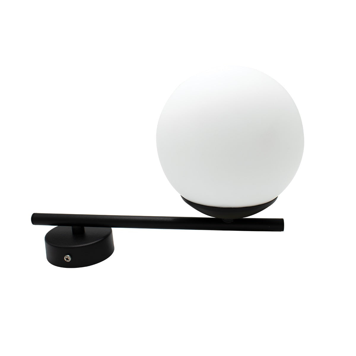 WLA 340 ΑΠΛΙΚΑ 1/Φ ΜΕ ΟΠΑΛΙΝΑ ΜΠΑΛΑ 1xE27 20x29εκ GLASS Φ15εκ